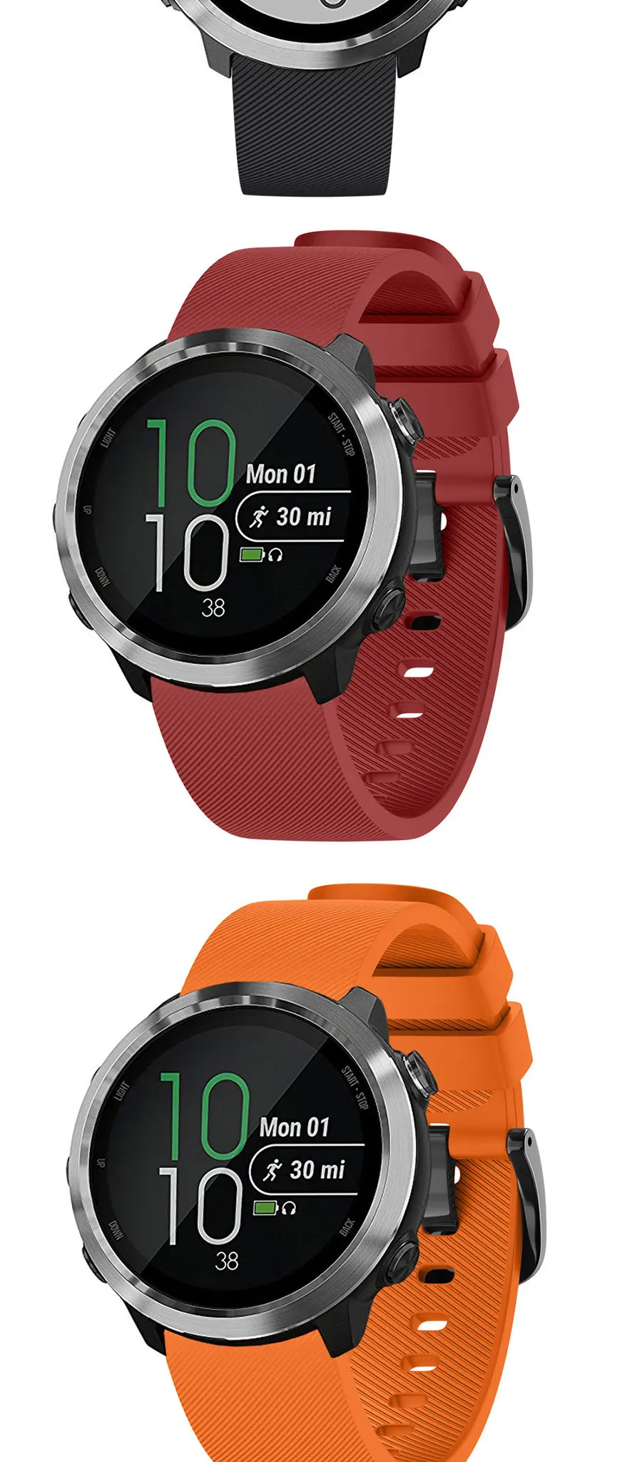 Силиконовый ремешок для часов Garmin Vivoactive 3, ремешок Vivomove HR, браслет для Garmin Forerunner 645, умный Браслет, аксессуары