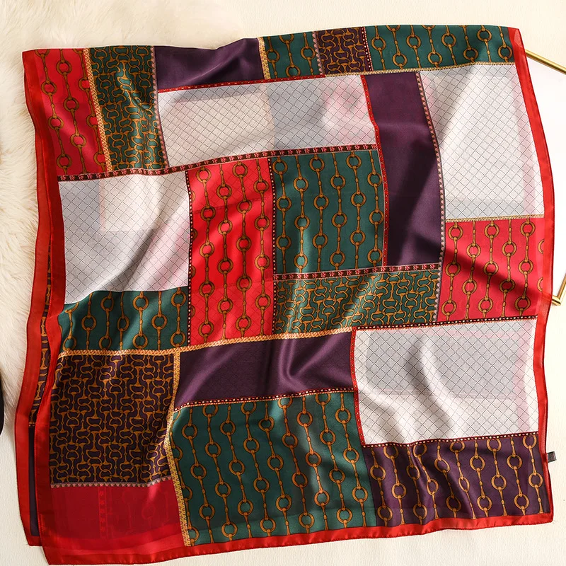 

Роскошный шелковый шарф для отдыха на море Модный Шелковый популярный пляжный Мягкий головной убор женская летняя Тонкая Шаль с солнцезащитным принтом