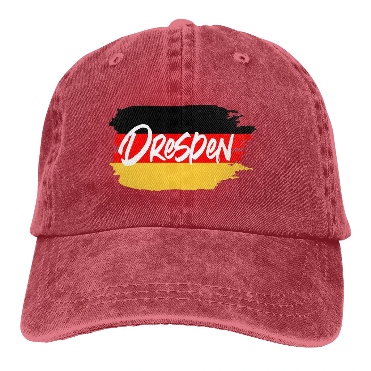 Дрезден Германия Флаг Casquette темно-синий унисекс Мужские Женские деним бейсболка с ремешком кепки Регулируемый Гольф папа шляпа