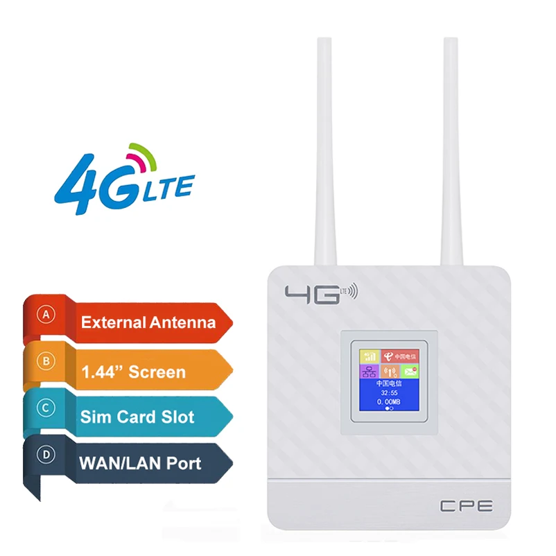 YIZLOAO CPE 4G Wifi маршрутизатор 4G GSM шлюз FDD TDD LTE WCDMA беспроводной модем маршрутизатор Sim внешние антенны WAN/LAN порт горячие точки YIZLOAO CPE 4G Wifi маршрутизатор 4G GSM шлюз FDD TDD LTE WCDMA беспроводной модем маршрутизатор Sim внешние антенны WAN/LAN порт горячие точки