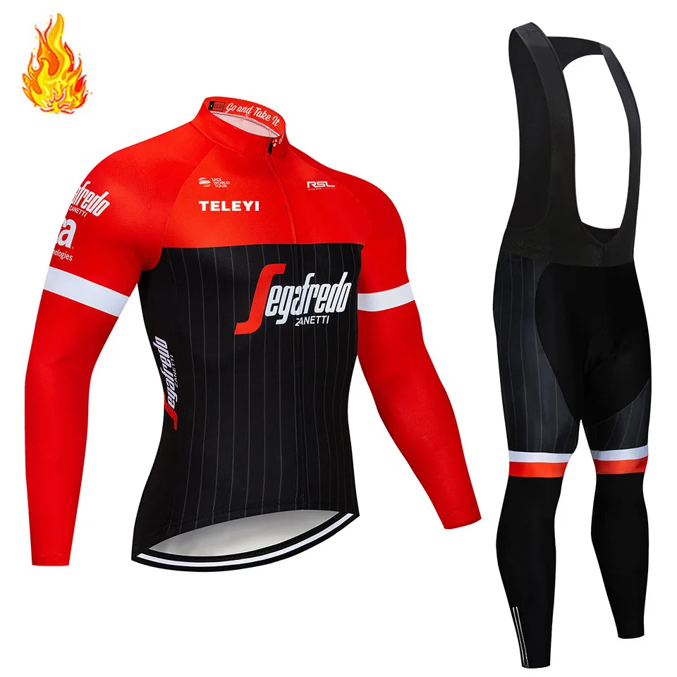 Красная Зимняя Теплая Флисовая велосипедная майка Ropa Ciclismo, одежда для велосипеда, одежда для горного велосипеда