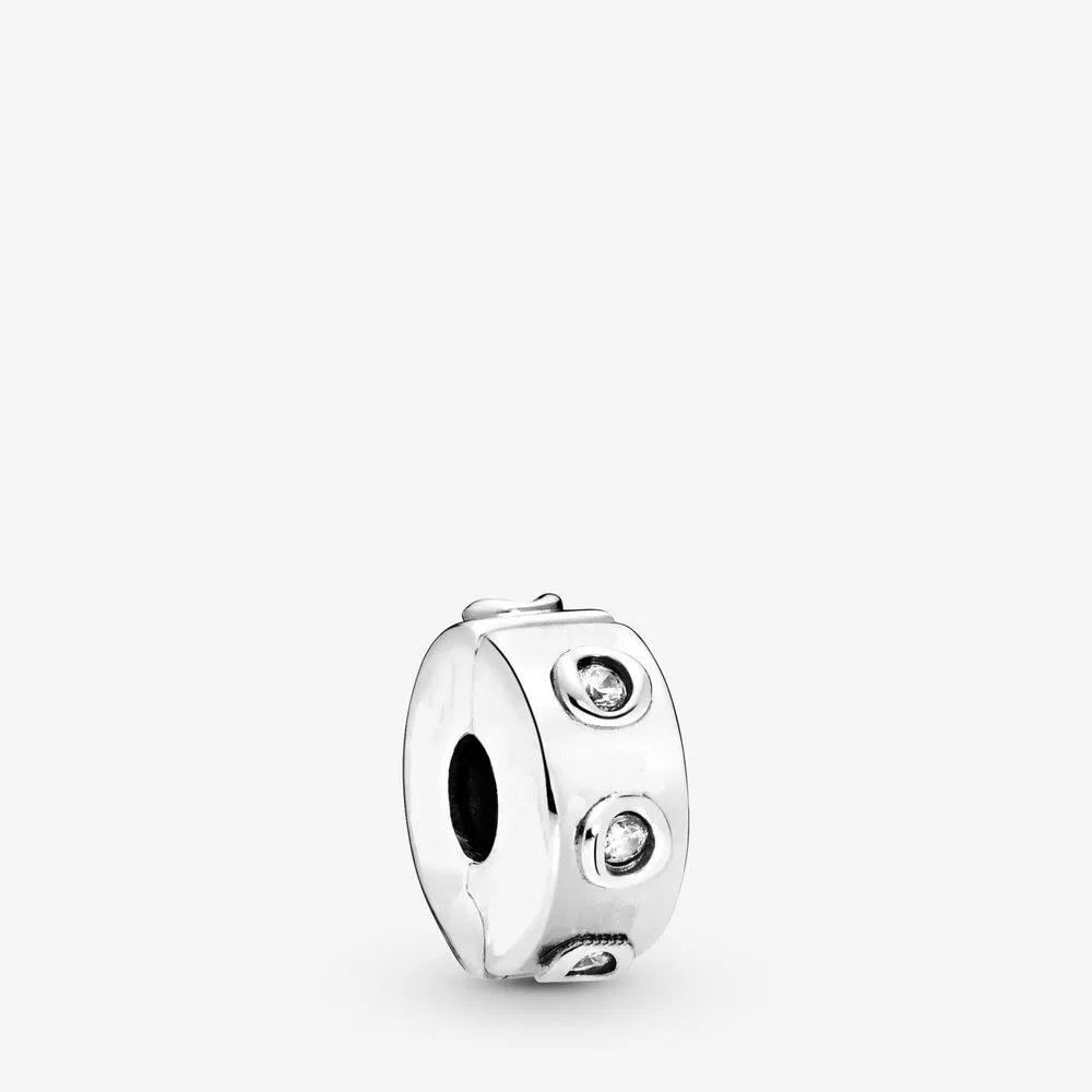 

Women Jewelry Birthday Gift 100% 925 Sterling Silver Sparkling Crown O Clip Charm Sterling Silver fit Original Pandora Bracelet
