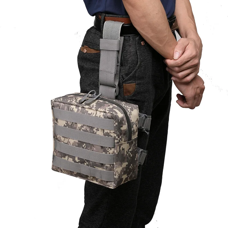 MOLLE армейская многофункциональная ножка для инструментов, для верховой езды, для альпинизма, Спортивная поясная камуфляжная тактическая ножка