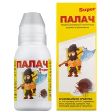 Палач "Super" от клопов, тараканов, блох, муравьев 100 мл Палач "Super" от клопов, тараканов, блох, муравьев 100 мл