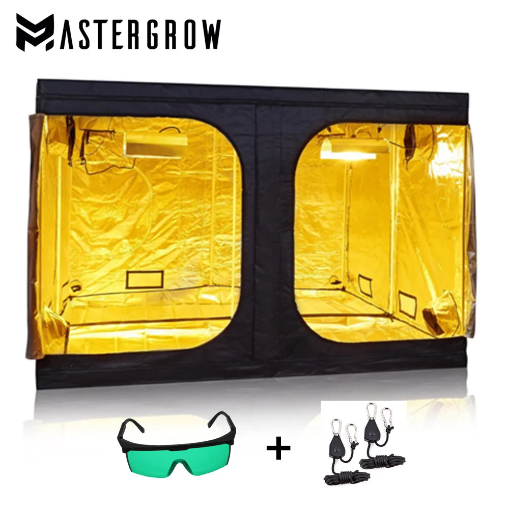 MasterGrow 300X300X200 см Крытый Гидропоника, шатер для выращивания, Выращивание растений, светоотражающие майларовые нетоксичные садовые теплицы