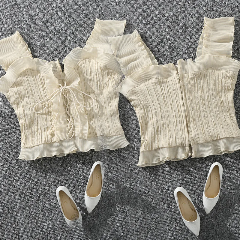 Новинка 2019 лето осень бюстье белый черный топ на бретелях женский сексуальный