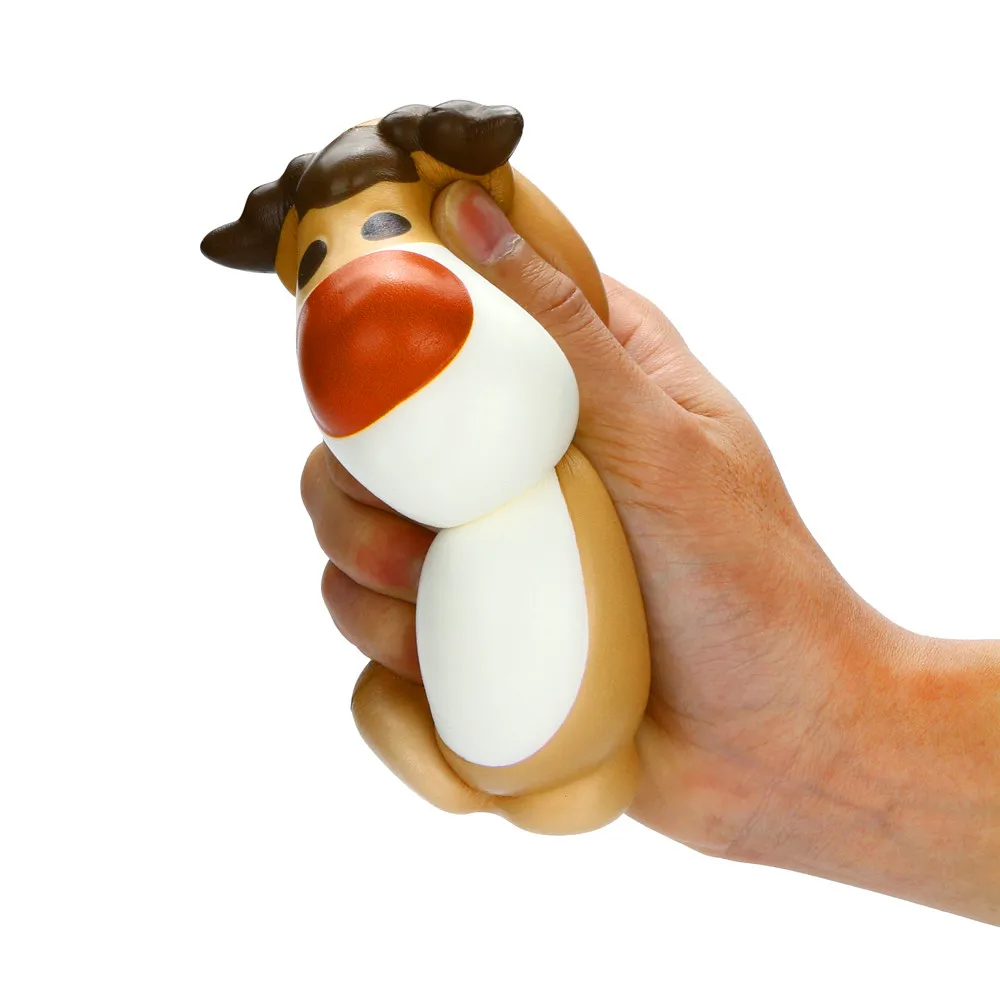 Игрушки для отдыха squishy skuishy Squishies Kawaii Рождественская игрушка медленно поднимающийся крем Ароматические игрушки для снятия стресса мягкие игрушки squishi D30828
