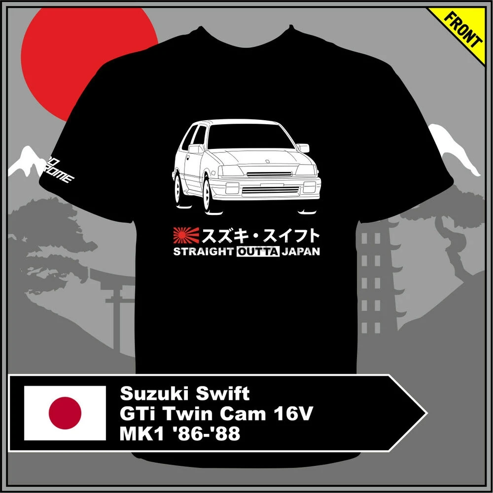 

T-shirt Suzuki Swift GTi Twin Cam 16V MK1 86-88