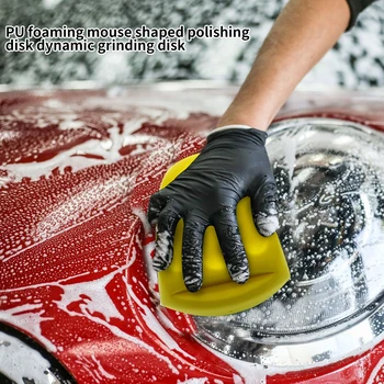 

6 Inches Grinding Buffing Mouse Shape Cutting Woodworking Sanding Block Polishing Pad Waxing Disc Self Adhesive Car Repairing