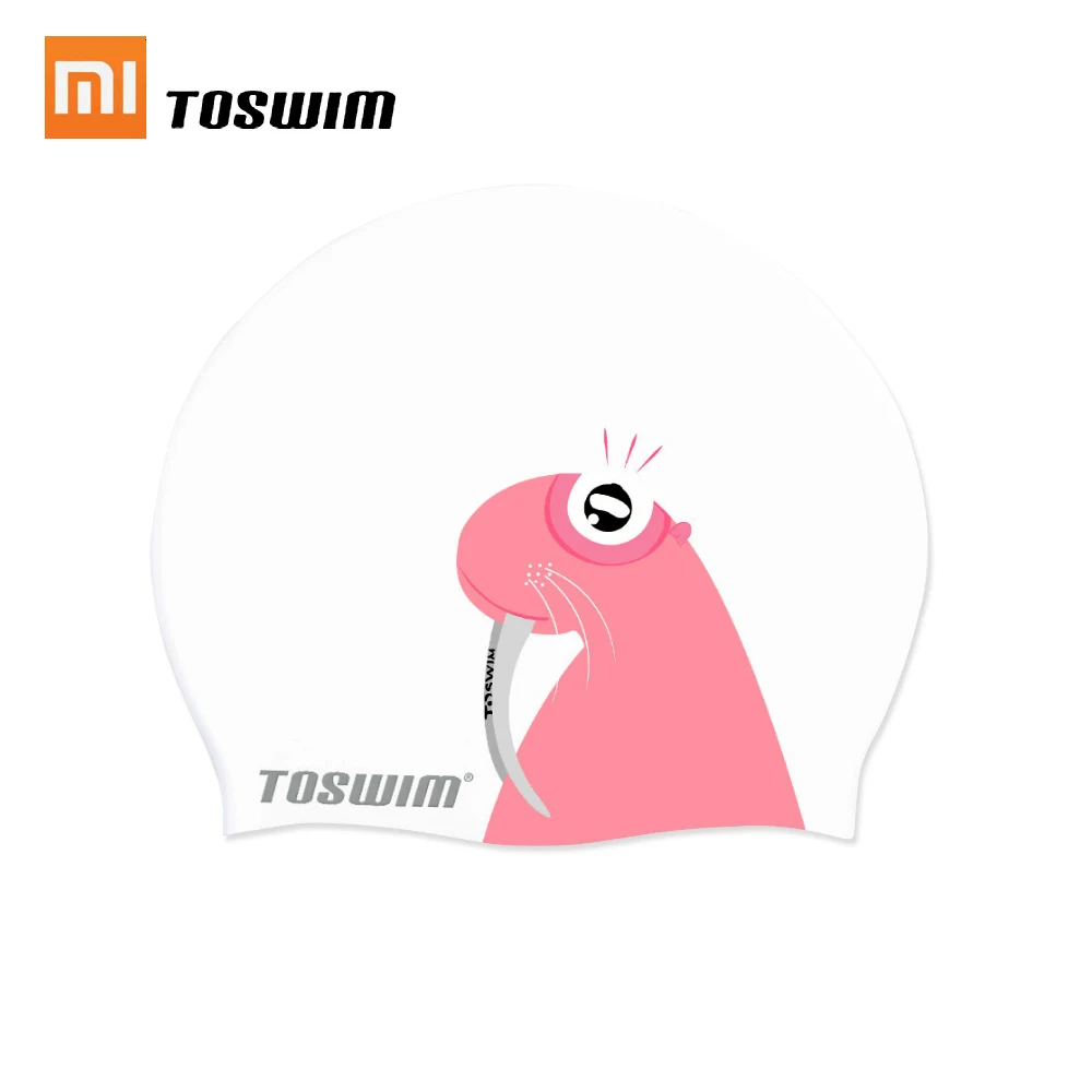 Style 1 Xiaomi TOSWIM шапочка для плавания мягкая водонепроницаемая высокая эластичная защита ушей для спорта на открытом воздухе унисекс для женщин и мужчин шапочка для купания s - Цвет: Style 1