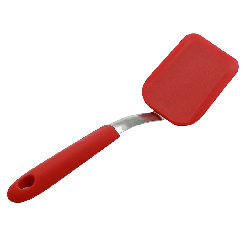 red Силиконовая кастрюля с длинной ручкой, кастрюля, щетка для мытья посуды, щетка для мытья посуды, бытовые кухонные чистящие инструменты - Цвет: red