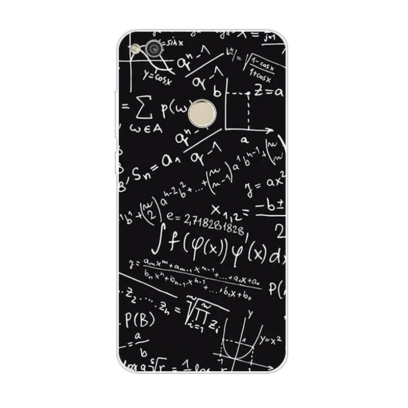 Темно-синий Чехол для телефона huawei P8 Lite мягкий силиконовый TPU шикарный рисунок для Coque huawei P8Lite P 8 Lite чехол - Цвет: Темно-синий