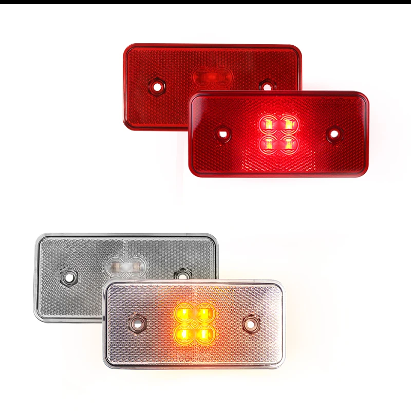 IJDM янтарные/красные сменные передние/задние OEM Sidemarker лампы для 2002 14 Mercedes W463 G Class G500