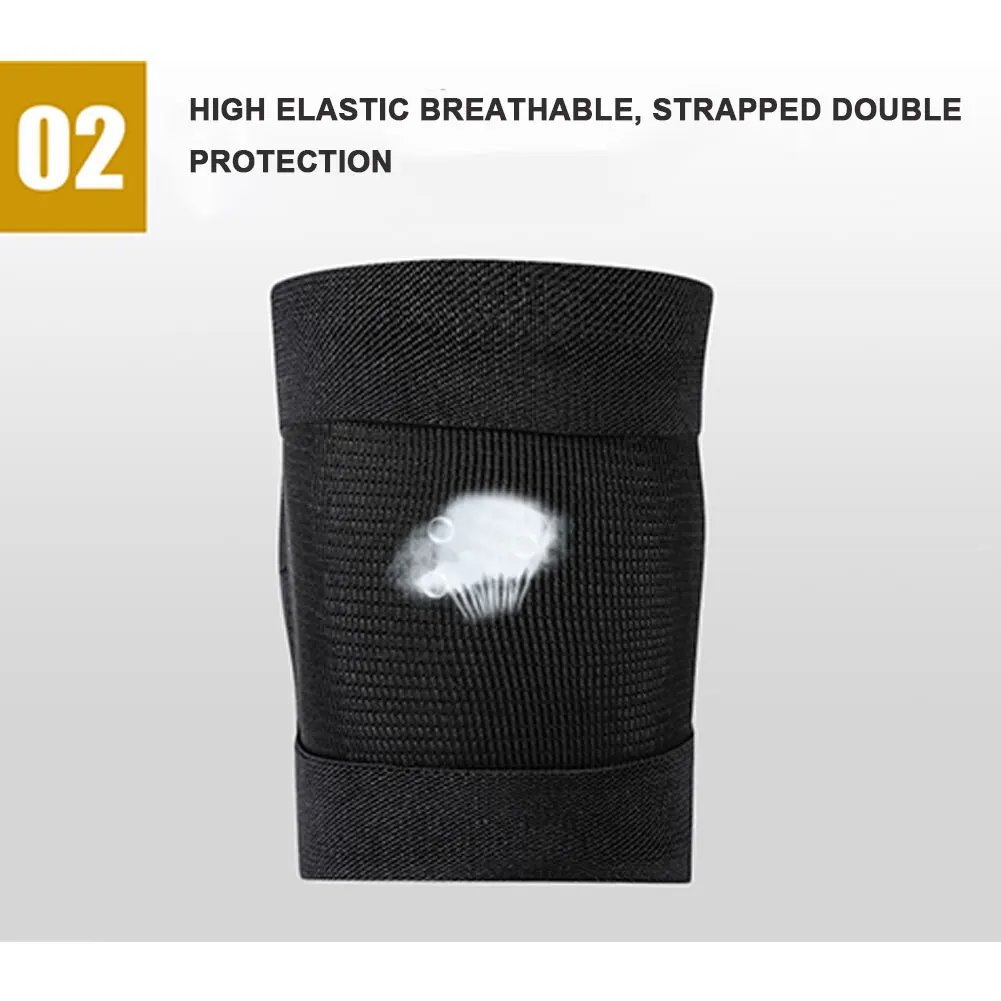 Roller-Skating Kneepad Roller Protector Elbow Motorcycle Black PE+EVA Training Movement Skating Protective Gear Protecting Palm
