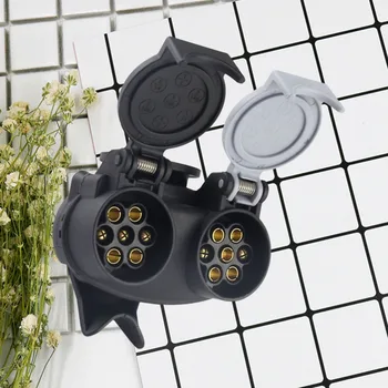 

1 Pc Trailer Socket 13 Pin to 7 Pin Professional Connector for Caravan