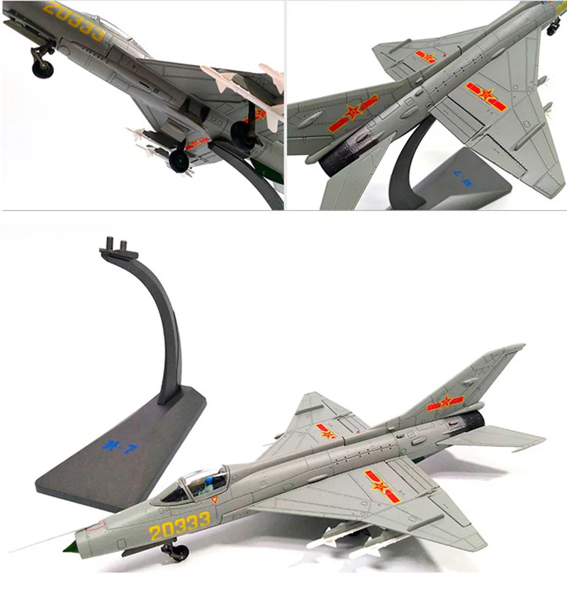 1/48 масштаб сплава Истребитель воздушная почта Китая(China Air Force J-5 J-6 J-7 самолета J5 J6 J7 детские игрушки для детей, подарок для коллекции