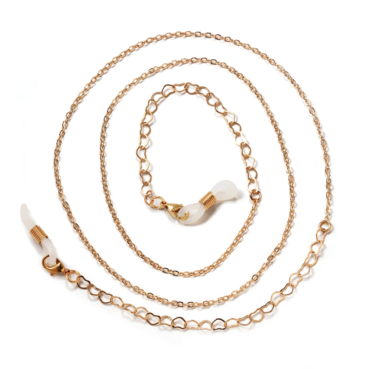 Elegant Acrylic Pearl and Crystal Eyeglasses Chain Necklace - Fashion Jewelry Accessory