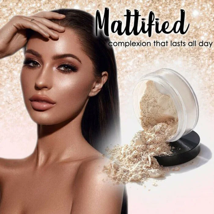 Makeup Mattifying Setting Powder Oil Control Concealing Waterproof Hydrating Foundation Powder Dropshipping SMJ