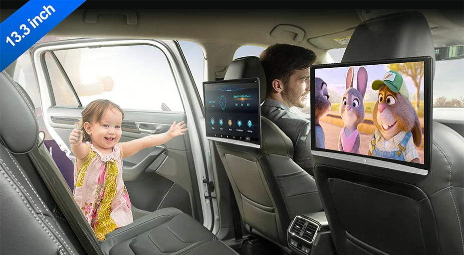ڵ TV  Ʈ  ġ ũ 13.3 ġ ȵ̵ 4K 1080P //USB/HDMI/Airplay º ȭ  ÷̾