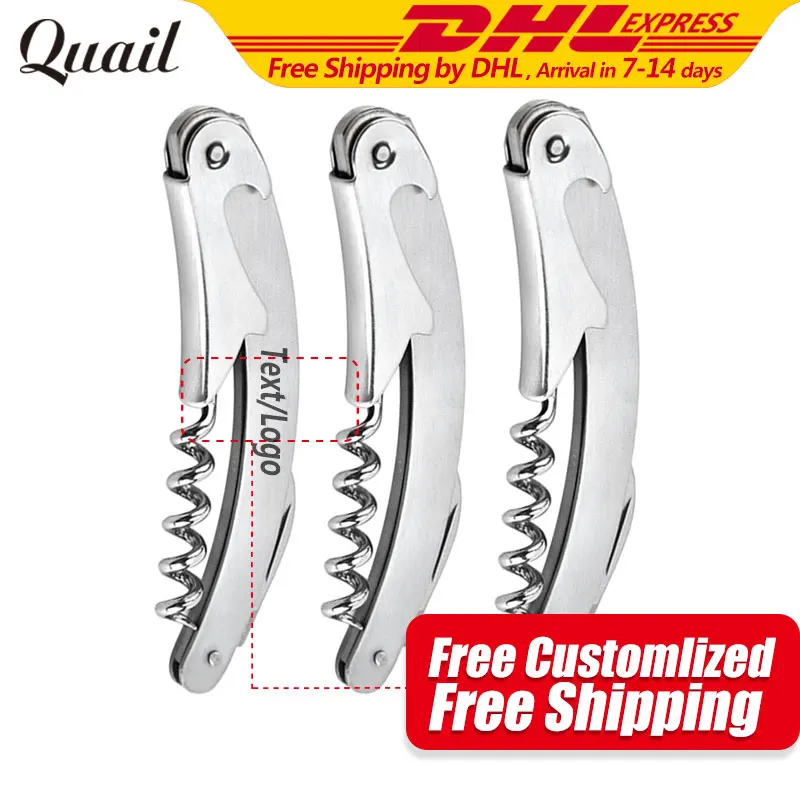 US $240.06 Quail High Quality Multifunction Bottle Opener All Stainless Steel Handle Bottle Opener Can Be Free Customized Your Brand Logo