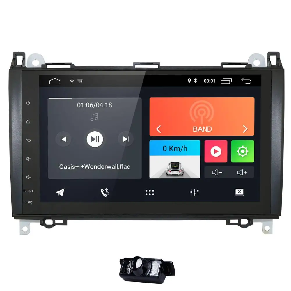 2 din android 9 Автомагнитола gps головное устройство для Mercedes Benz B200 Sprinter W906 A B класс W169 W245 Viano Vit W639 Мультимедиа DVD - Цвет: ADD CAMERA2
