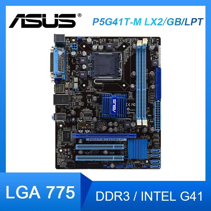 ASUS P5G41TM LX2/GB/LPT Intel G41 Motherboard LGA 775 DDR3 support