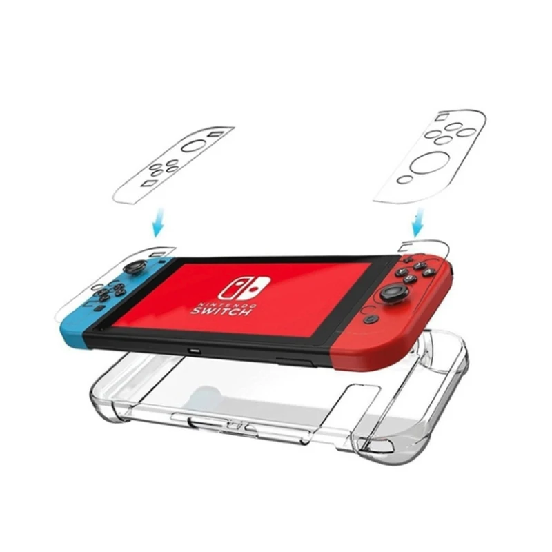 Прозрачный защитный чехол для сумки, чехол для nintendo Switch NS NX, чехол для переключателя, Ультратонкий чехол, прозрачная сумка