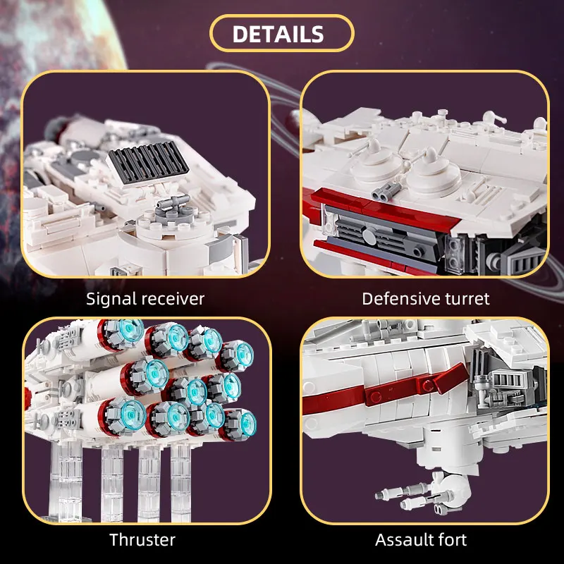 Yeshin 21003 Звездные войны MOC 05046 Tantive IV Runner блокада совместимая с моделями