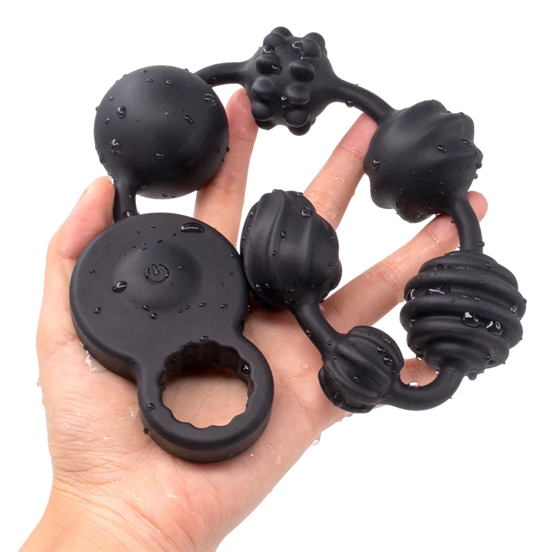 3 Motors Powerful Anal Plug Beads Butt Anus Beads Vibrators Prostate Massager SM Sex Toy For Couple Anal Expandable Massager 5