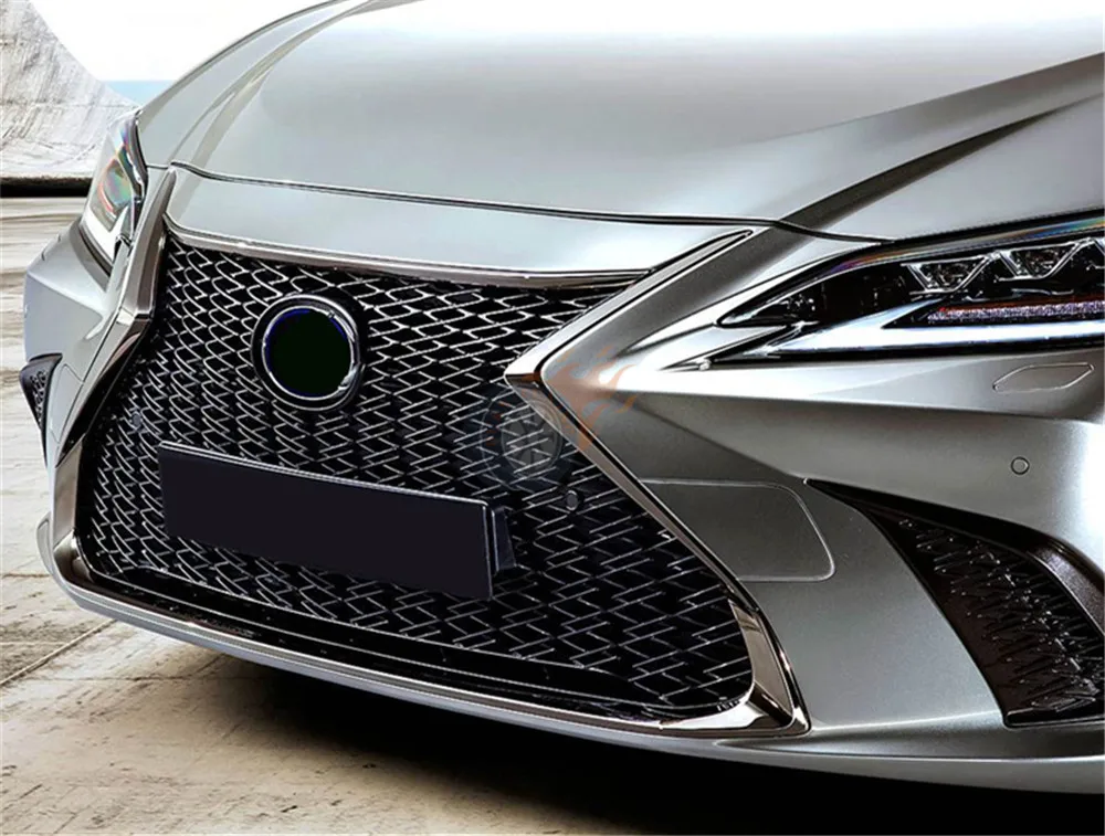 F-Sport стиль сотовая сетка гриль для Lexus ES ES200 ES300h ES260 F Sport- ABS гоночная решетка автомобиля аксессуары для укладки