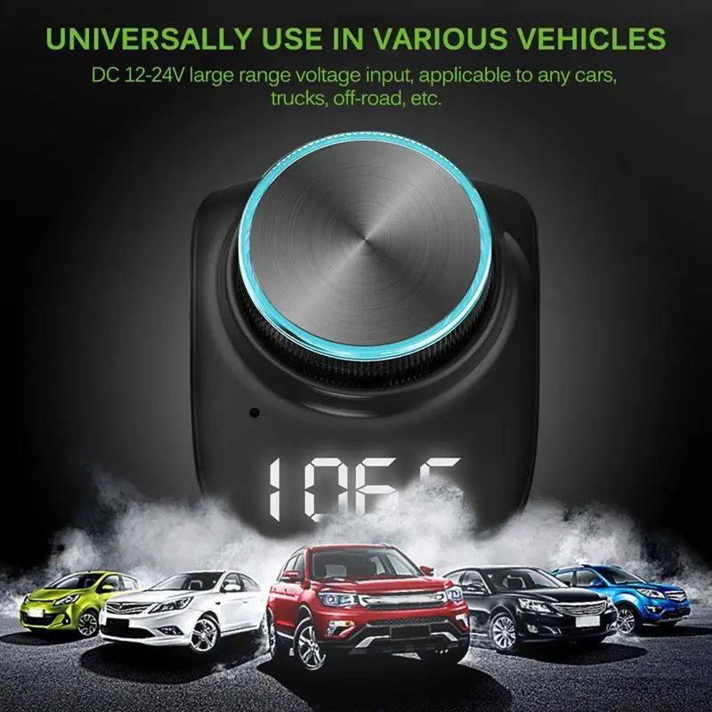 Автомобильный MP3-плеер с Bluetooth 5,0, двойной USB, быстрая зарядка, AUX, Автомобильный Mp3 адаптер, поворотная кнопка, ЖК-экран, защитный, больше способов отображения