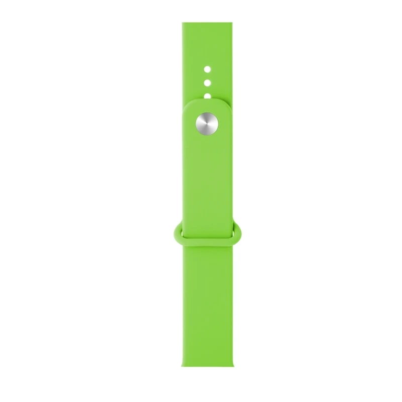 Красочные Силиконовый ремешок для наручных часов Apple Watch 38 мм, 42 мм, версия 4 5 спортивный резиновый браслет Ремешки для наручных часов Iwo на возраст 8, 9, 10, 11, 12 - Цвет: green