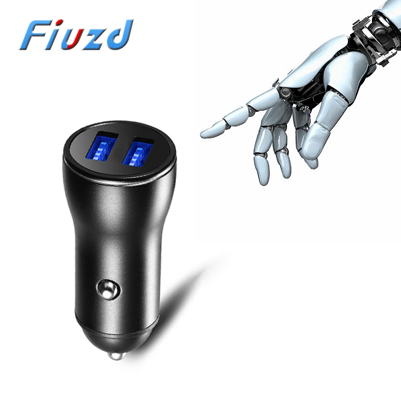 Fiuzd металлический Быстрый телефон USB Автомобильное зарядное устройство для Bease быстрое зарядное устройство для Ugreen для aukey для iphone для tronsmart для huawei