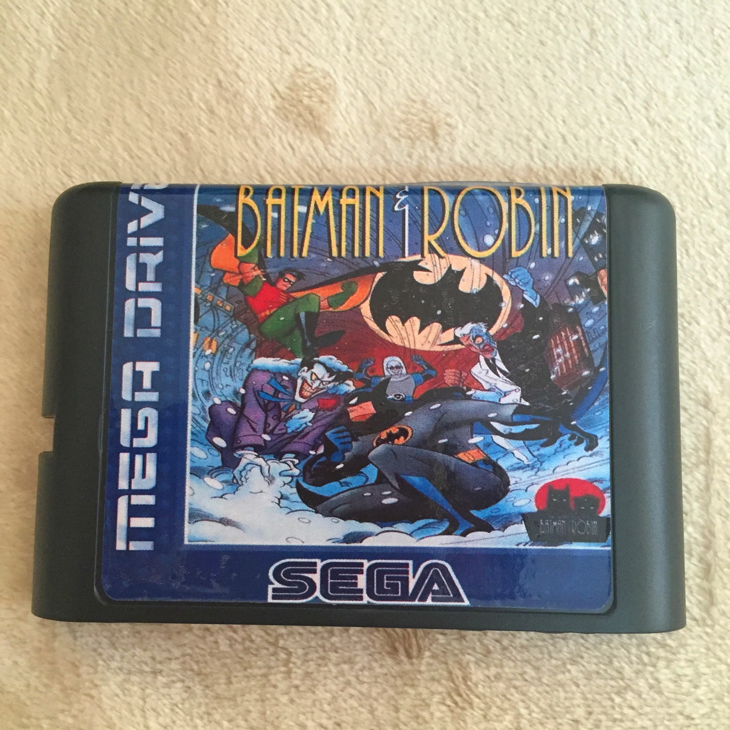 

The Adventure Of Batman & Robin 16 bit MD Game Card For Sega Mega Drive For Genesis