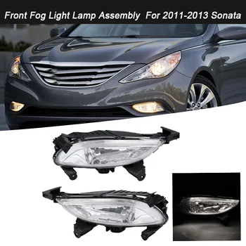 

for 2011-2013 Hyundai Sonata Pair Front Bumper Driving Fog Light Lamp Assembly with Bulb