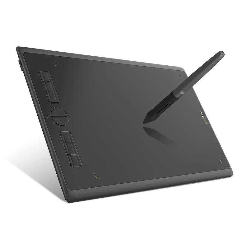 Huion H610x Gráficos Tablet Desenho 8192 Níveis de Pressão Bateria Livre Caneta Comprimidos Chromebook Android Suportado Teclas de Atalho - Imagem 3