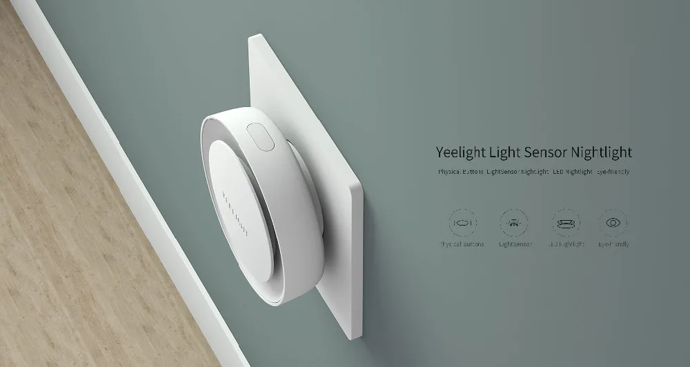 Xiaomi Mijia Yeelight светодиодный Ночной светильник, лампа для детей с сенсором, умный настенный светильник для коридора, дома, спальни