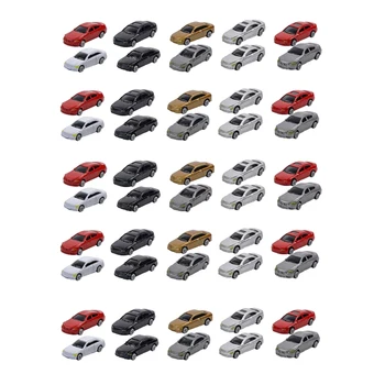 

HO Scale Model Mini Car 1:87 Building Train Scenery Train Scenery 50-70pcs