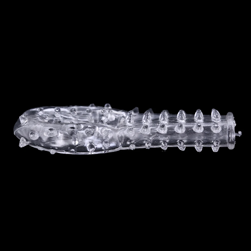 1 шт. силиконовый G spot палец пенис рукав расширение колючий Эластичный Палец Рукав