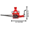 VEVOR 6in Screw Bench Chain Pipe Vise with Cast Iron Base and Crank Handle Manuel Holding Bending Large Plumbing Tool Table Vice 6