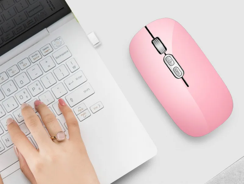 Free Wolf M103 2.4Ghz Wireless Charging Mouse Game Office Mouse Wireless Optical Mouse New Computer Desktop Ergonomic Mouse