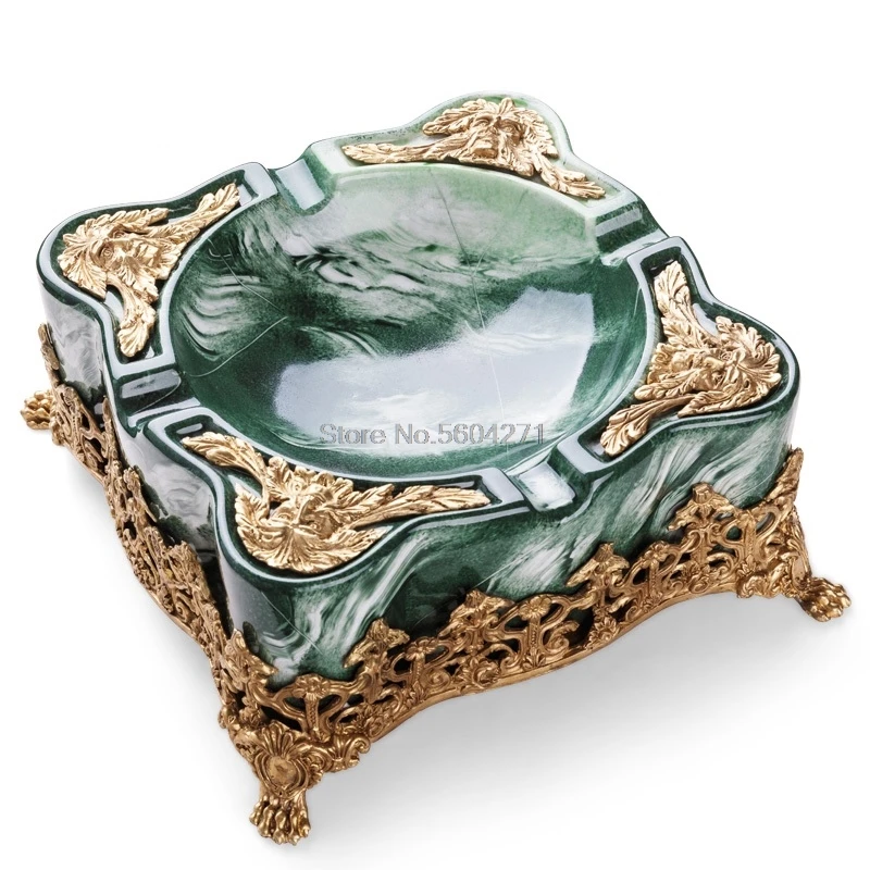 

Cigar ashtray marble large decorative cigar smoke suppressor ashtray