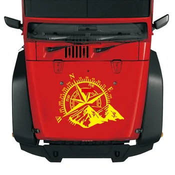 

Hot Car Decals Compass with Car Window Decals/Door Decal Waterproof Car Decal Stickers