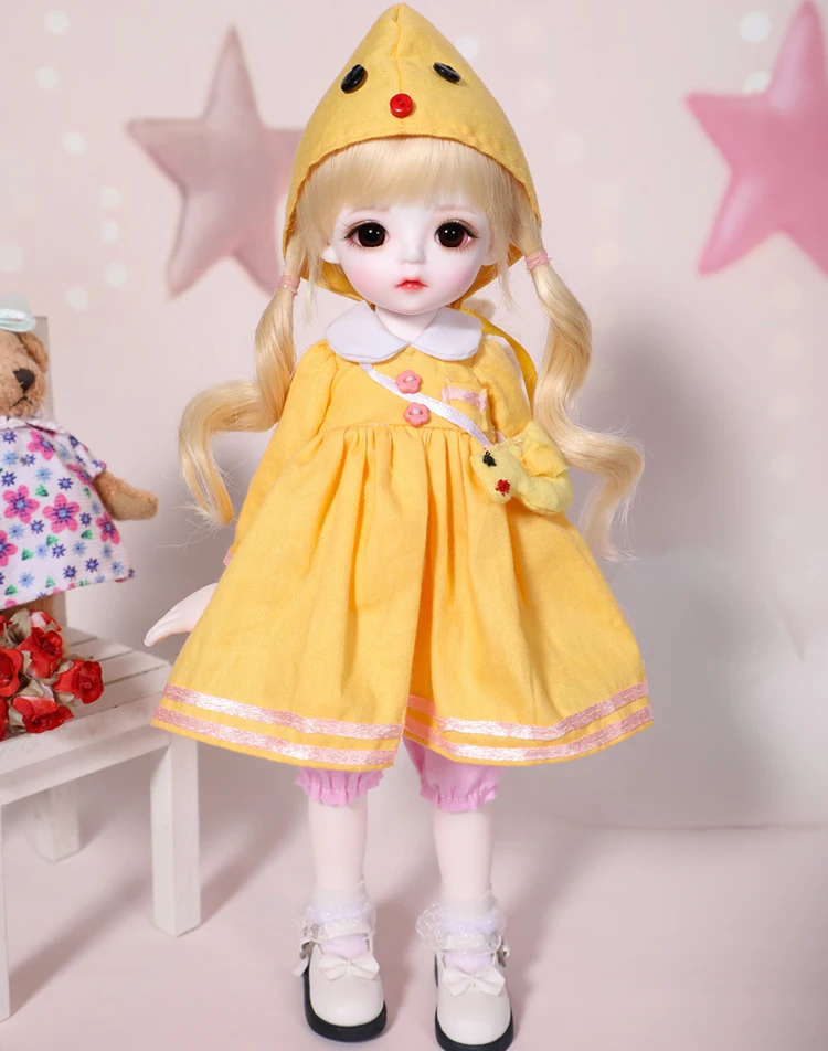 1/6 масштаб BJD Кукла Милый ребенок девочка BJD/SD смола фигурка кукла DIY модель игрушки подарок. Полный комплект с одеждой, обувью, париком A0157Cream YOSD