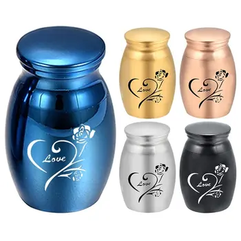 

Human Ashes Funeral Dog Cremation Urn Casket Container Mini Small No Deformation Memorials For Pets Mouse Cat Stainless Steel