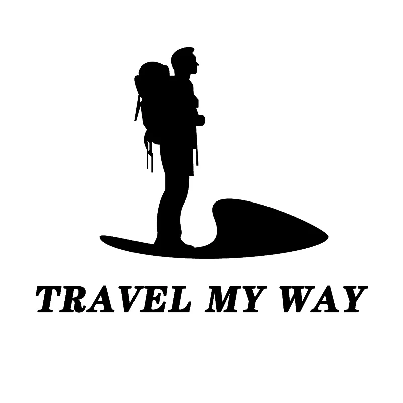 

Смешная Виниловая наклейка My Way на весь корпус автомобиля, 18,5*14,5 см