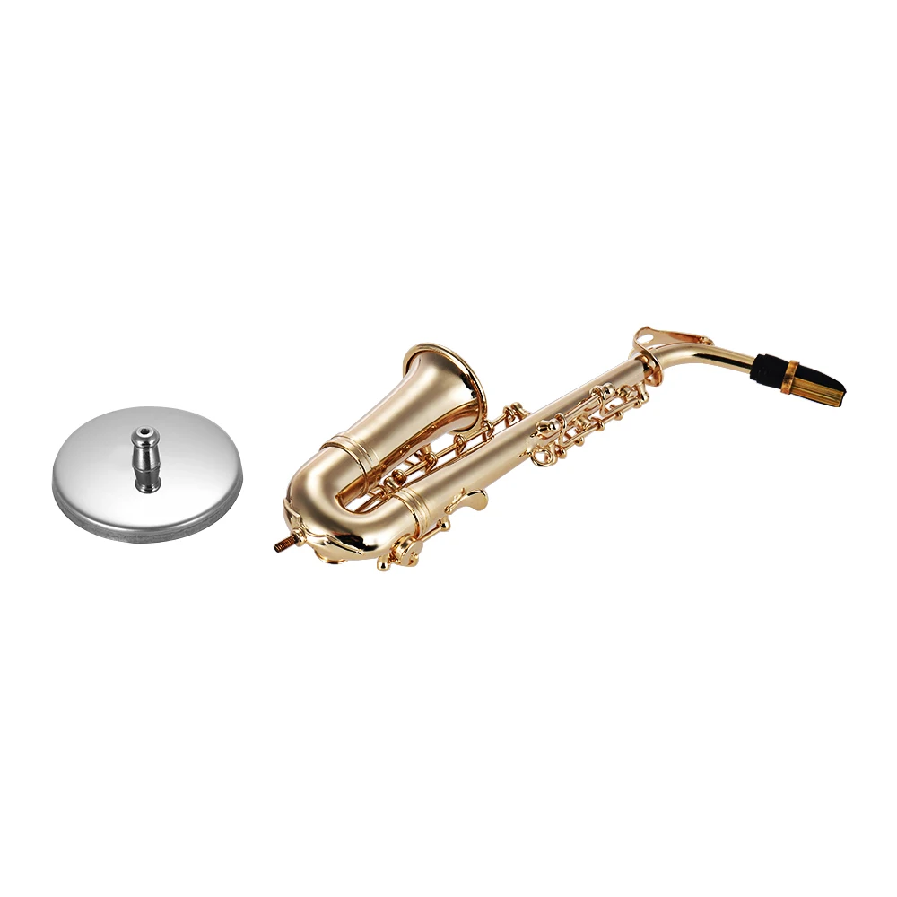Мини Alto, саксофон, латунь Sax модель изысканный Настольный музыкальный инструмент украшения музыкальный подарок с изящной коробкой