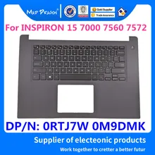 Бренд MAD DRAGON, ноутбук, новая клавиатура с подсветкой США и Упор для рук для Dell INSPIRON 15 7000 7560 7572 BKA50 RTJ7W 0RTJ7W M9DMK 0M9DMK