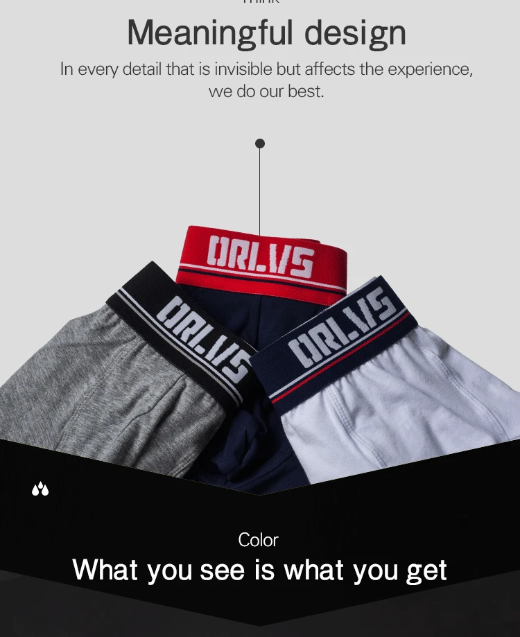 ORLVS Брендовое Мужское нижнее белье мужские сексуальные боксеры cueca masculina дышащие Ropa Interior hombre мужские трусы-боксеры calzoncillo hombre