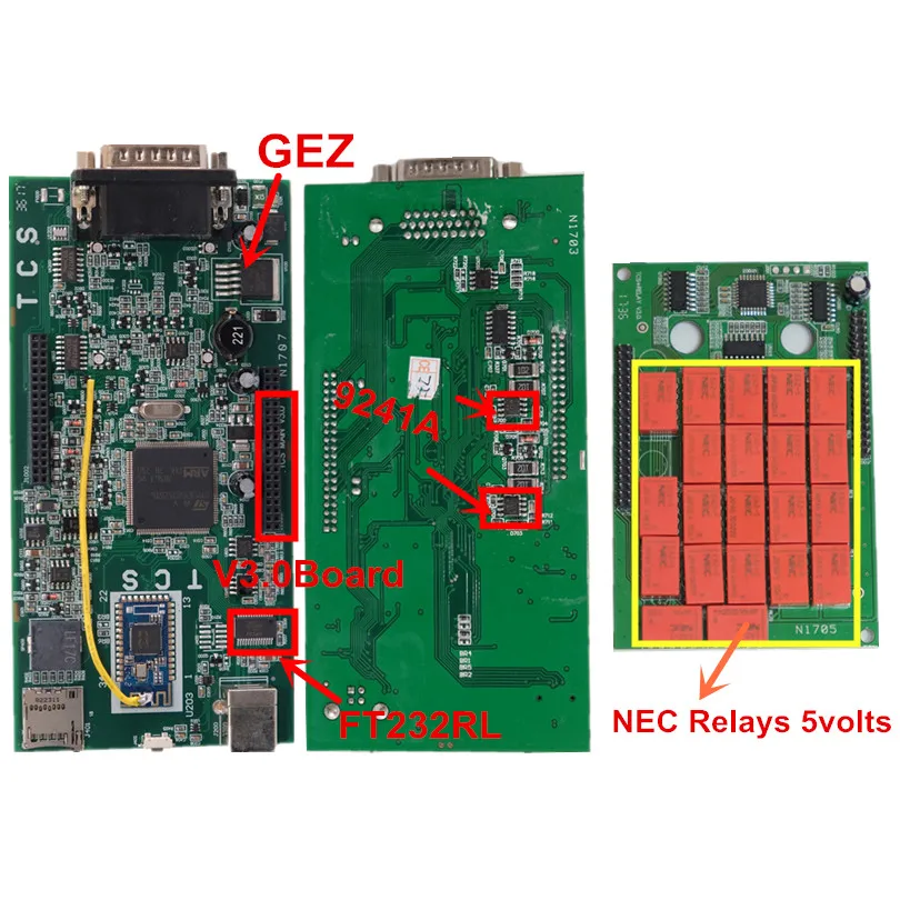 TCS VD600 VCI с Bluetooth,00 Keygen новейшая версия V3.0 сканер OBD2 диагностический инструмент для автомобилей/грузовиков